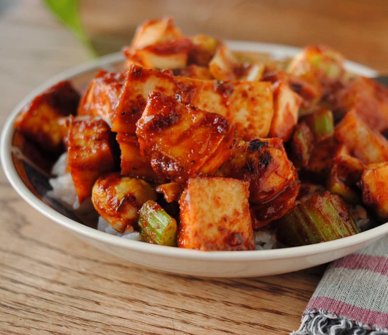 Cajun Tofu Bites Love Veg